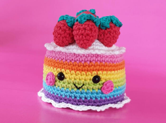 PATRÓN GRATIS Pastel Kawaii Arcoiris Amigurumi
