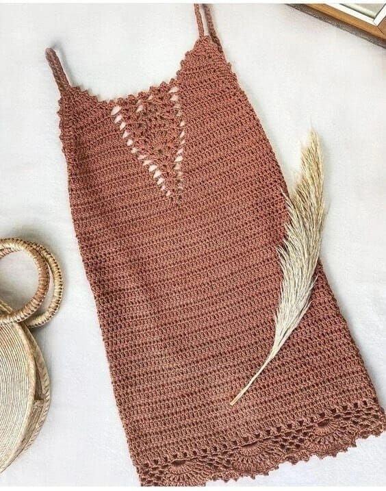 PATRÓN GRATIS Vestido Frescura de la Pradera a Crochet