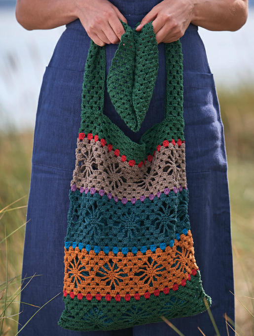 Bolsa Emma en Punto Araña en Crochet PATRÓN GRATIS