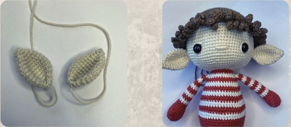 Muñeca de Elfo Navideño PDF Amigurumi Patrón Gratis