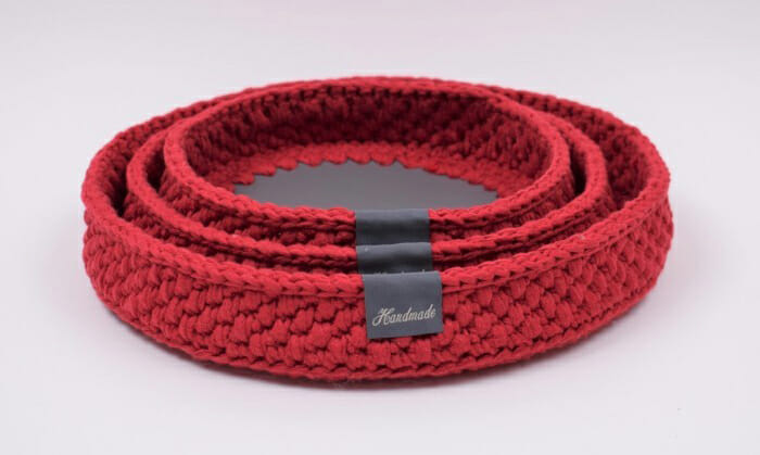 PATRÓN GRATIS Bandejas de Decoración en Crochet