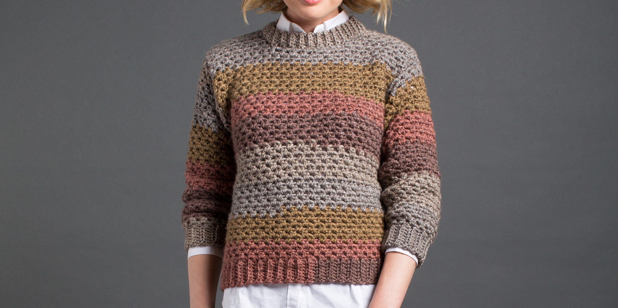 PATRÓN GRATIS Jersey Bartley en Crochet