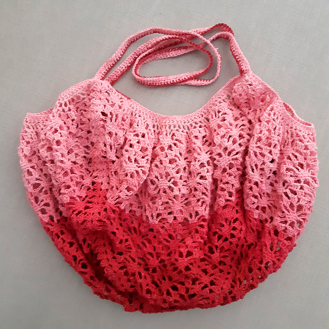 PATRÓN GRATIS Bolsa en Punto de Araña a Crochet