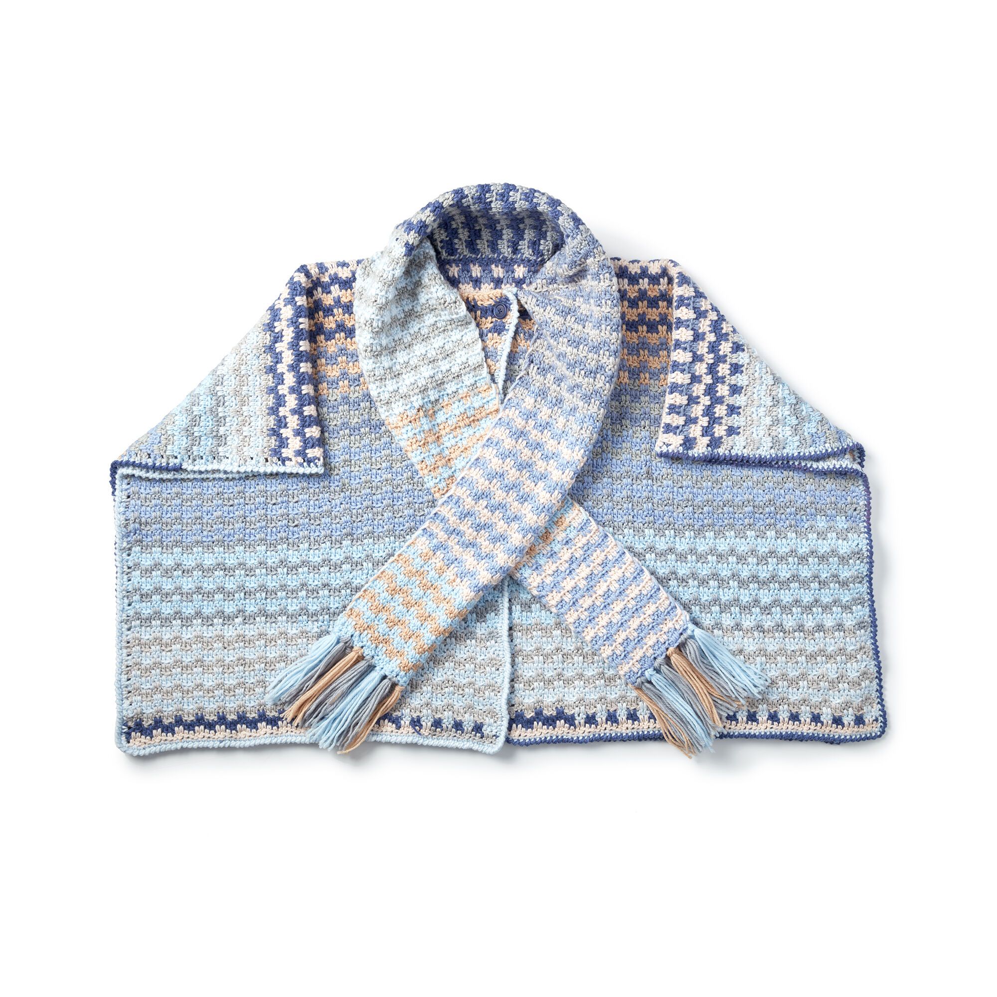 PATRÓN GRATIS Chal con Bufanda en Crochet