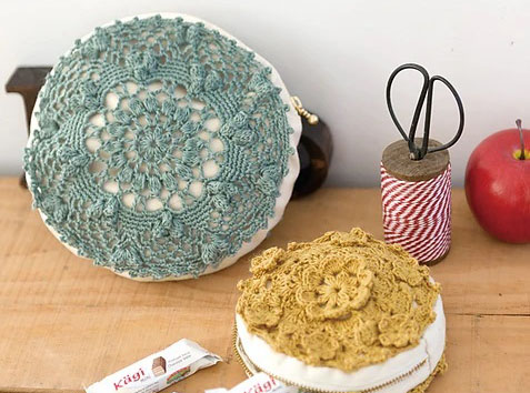 PATRÓN GRATIS Monedero de Encaje en Crochet