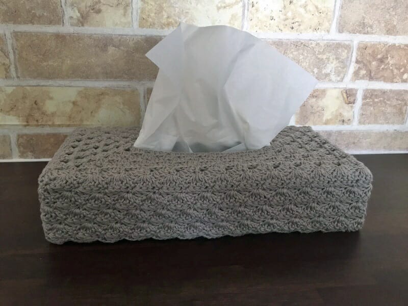 PATRÓN GRATIS Estuche para Pañuelos Delicado en Crochet