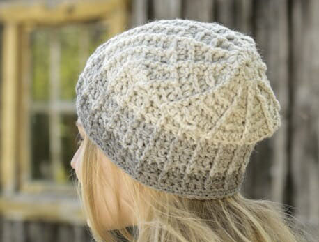 PATRÓN GRATIS Gorro Amanecer de invierno a Crochet