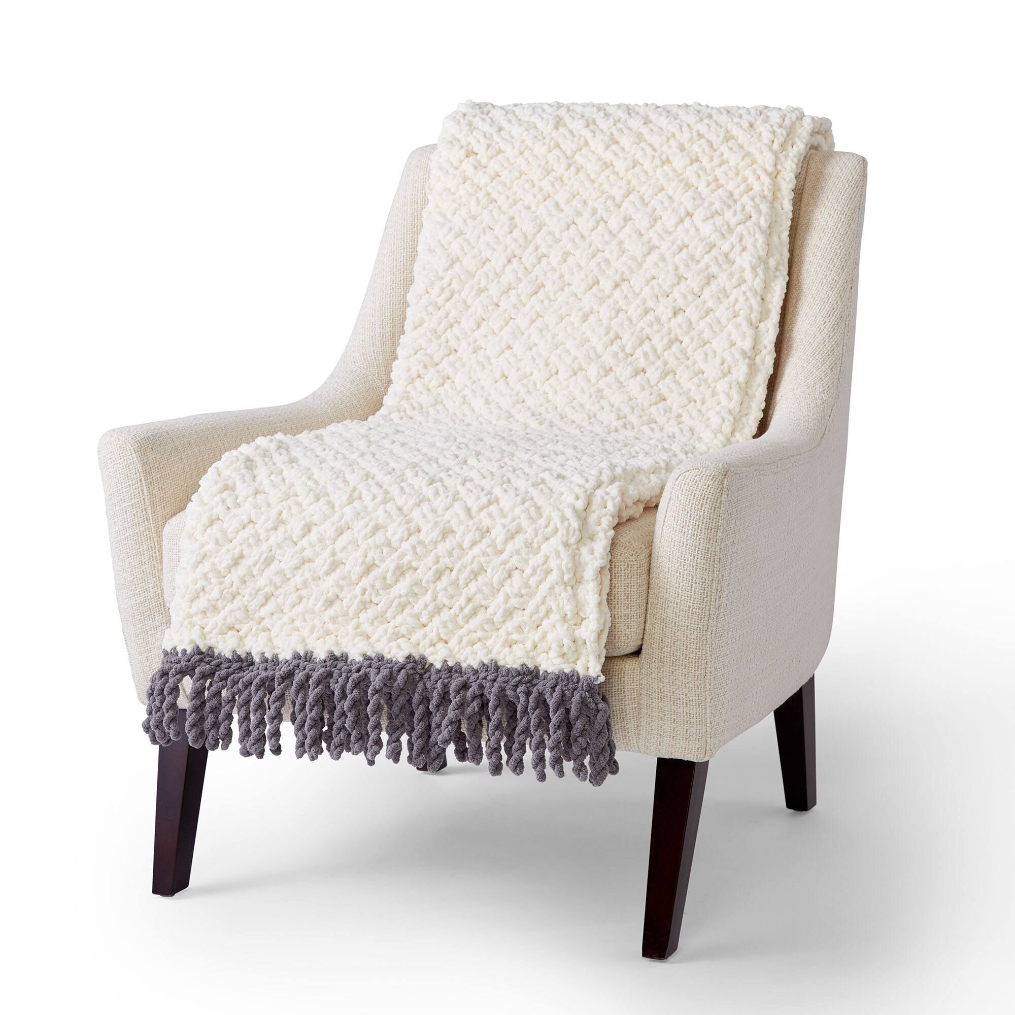 PATRÓN GRATIS Manta con Textura Celta en Crochet