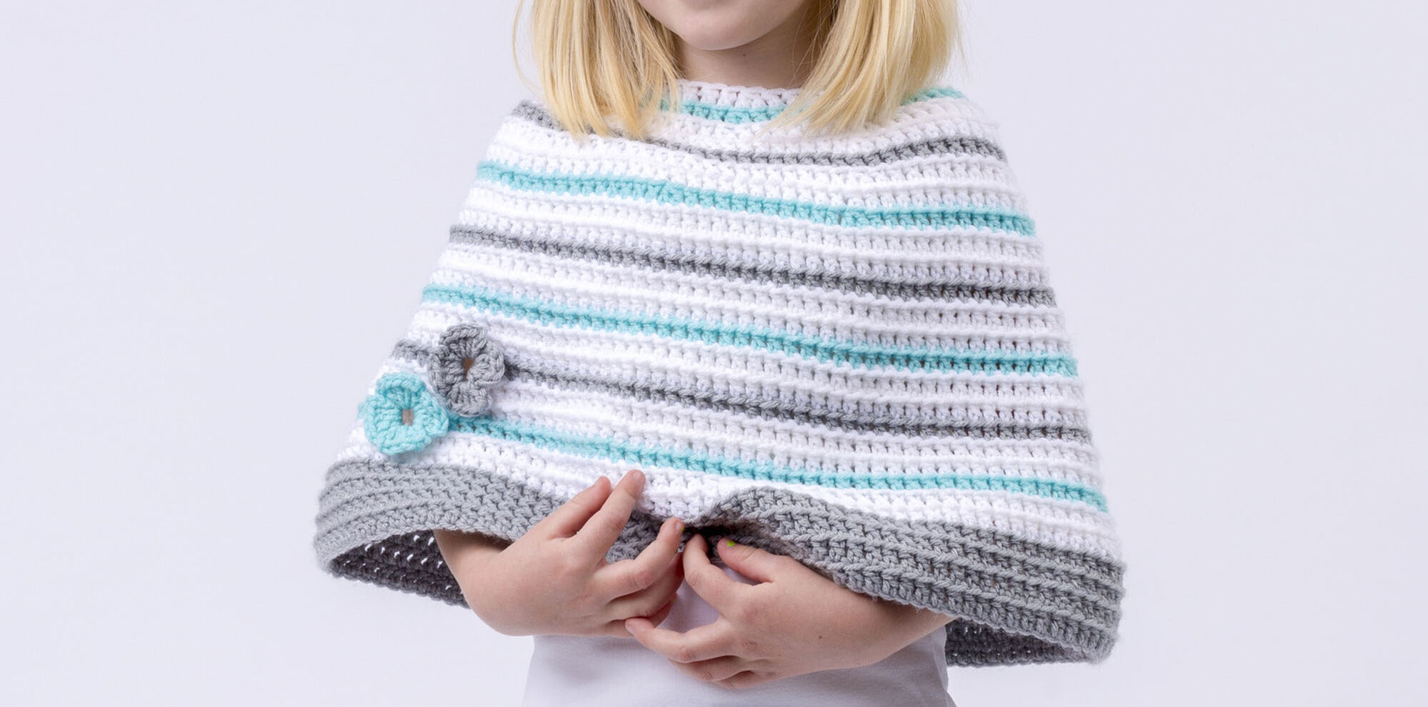 PATRÓN GRATIS Poncho Luli Infantil en Crochet