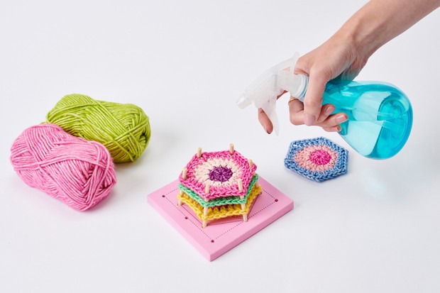 Cómo darle Forma a los Motivos en Crochet ya Terminados