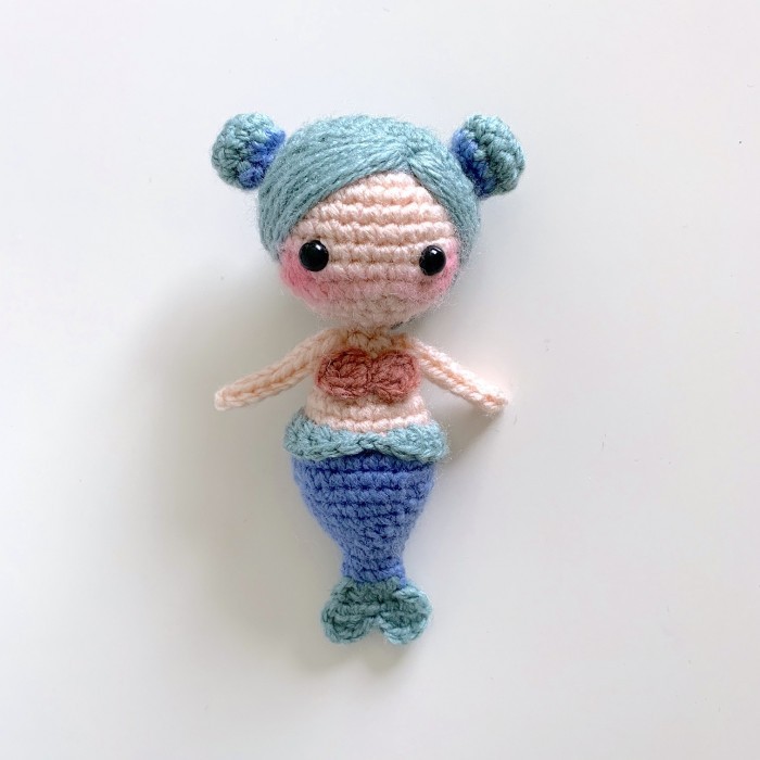 Bebé Sirena Juguete Amigurumi PATRÓN GRATIS