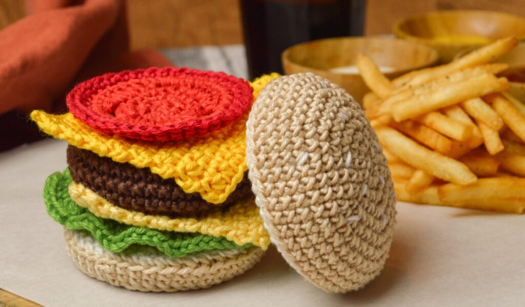 PATRÓN GRATIS Big Mac Hamburguesa Amigurumi