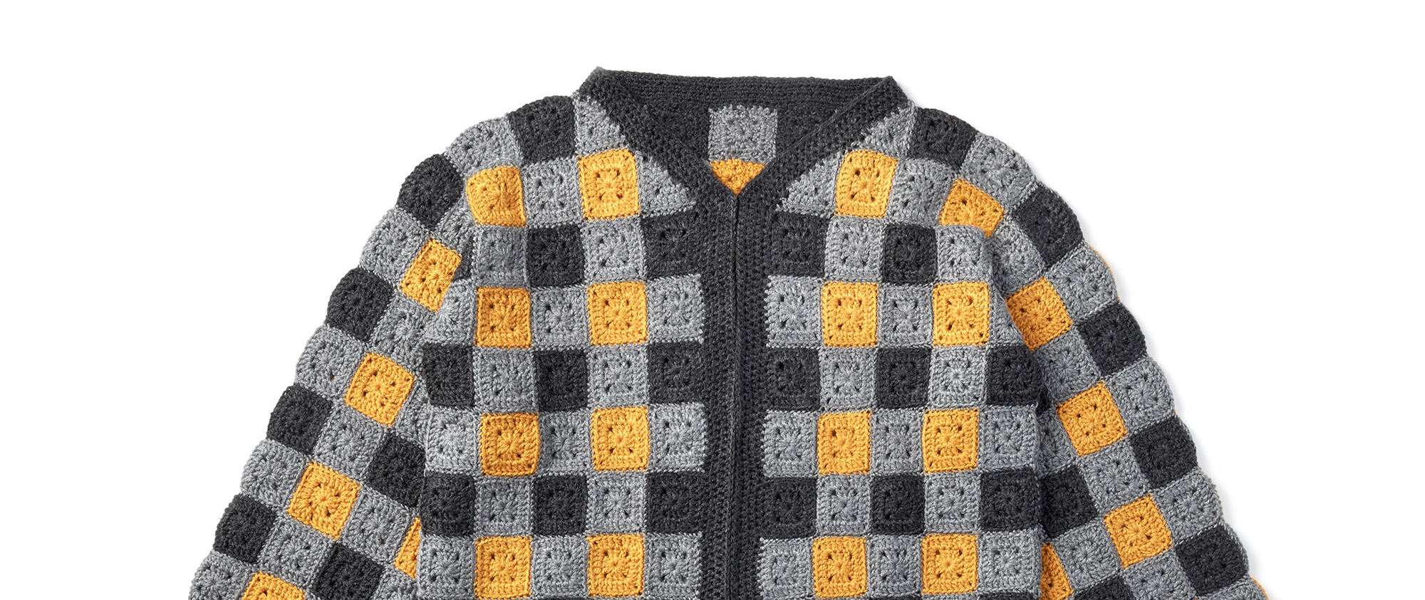 PATRÓN GRATIS Cárdigan Minis Grannys en Crochet