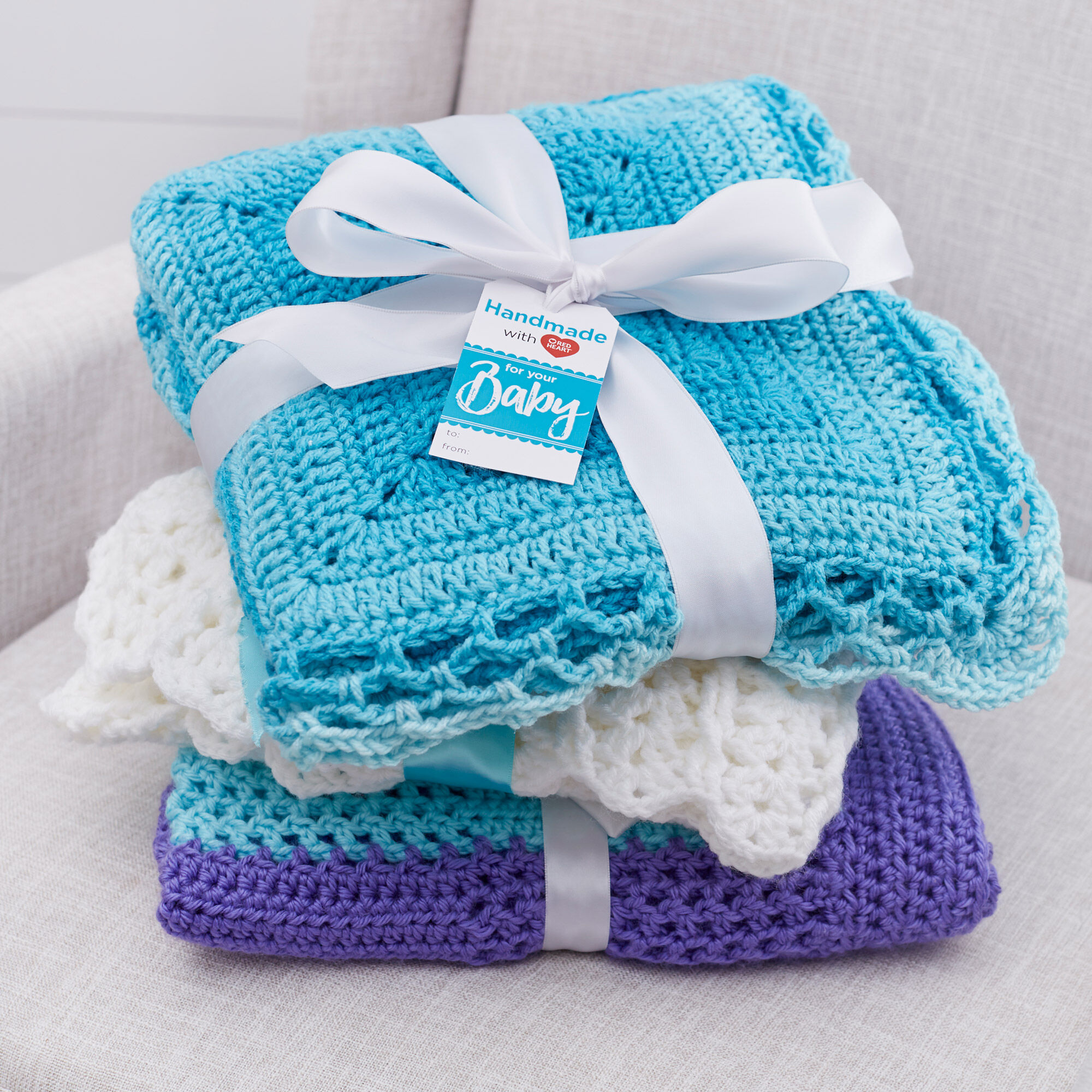 PATRÓN GRATIS Encaje para Mantas de Bebes en Crochet