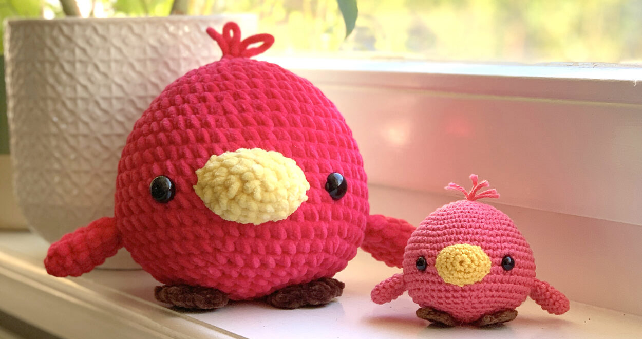 PATRÓN GRATIS Pájaro Picpic Juguete Amigurumi