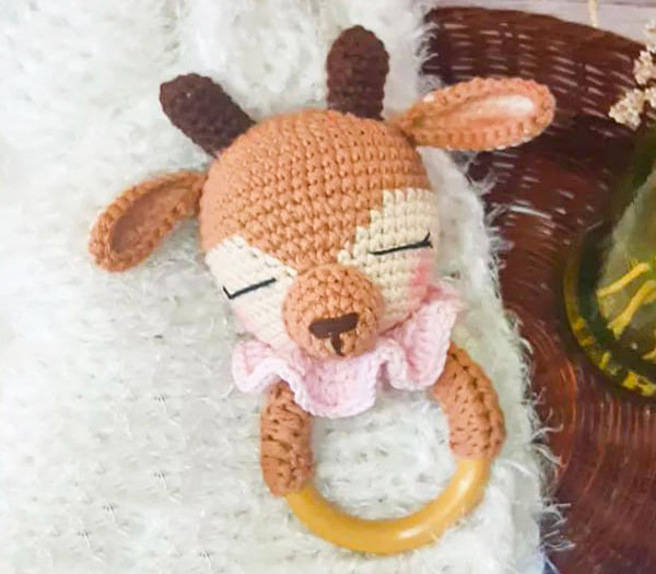 Sonajero de Ciervo Amigurumi PATRÓN GRATIS
