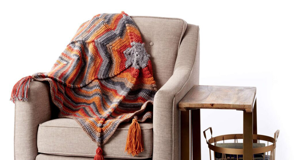 Manta Mount Hood en Crochet PATRÓN GRATIS