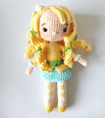 Muñeca Limoni Juguete Amigurumi PATRÓN GRATIS