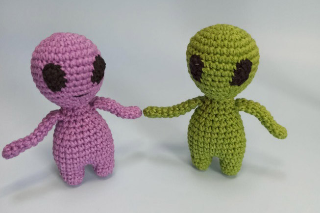 Amigos Aliens Juguetes Amigurumi PATRÓN GRATIS