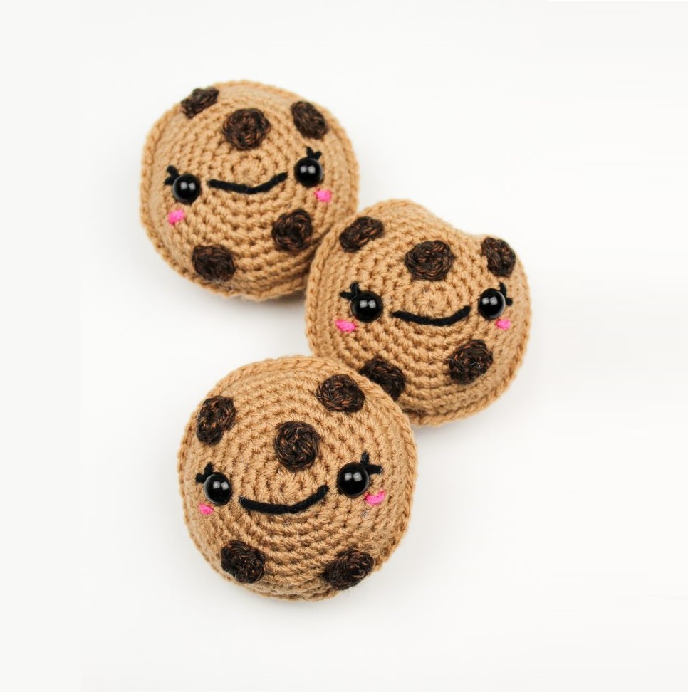 Galleta con Chispas en Amigurumi PATRÓN GRATIS