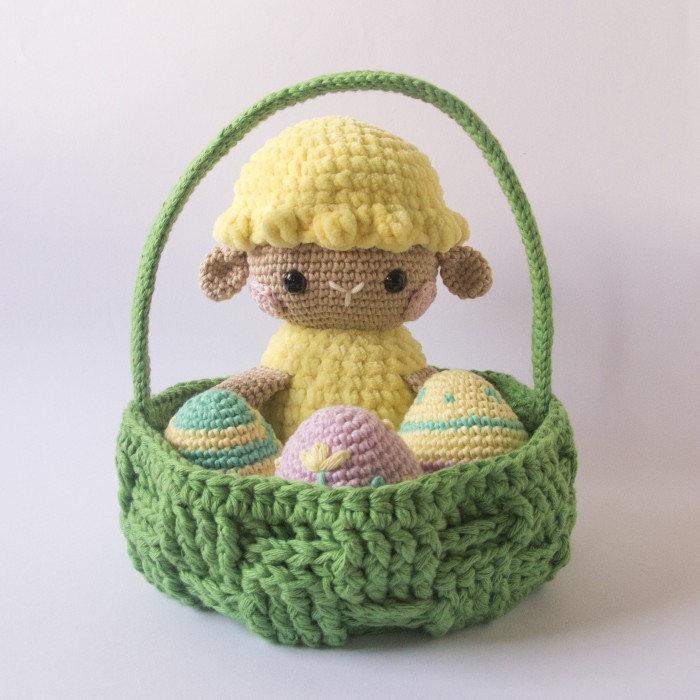 PATRÓN GRATIS Lily la Corderita Juguete Amigurumi