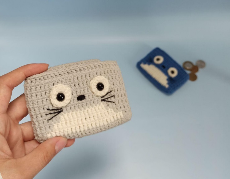 Monedero Totoro Amigurumi PATRÓN GRATIS