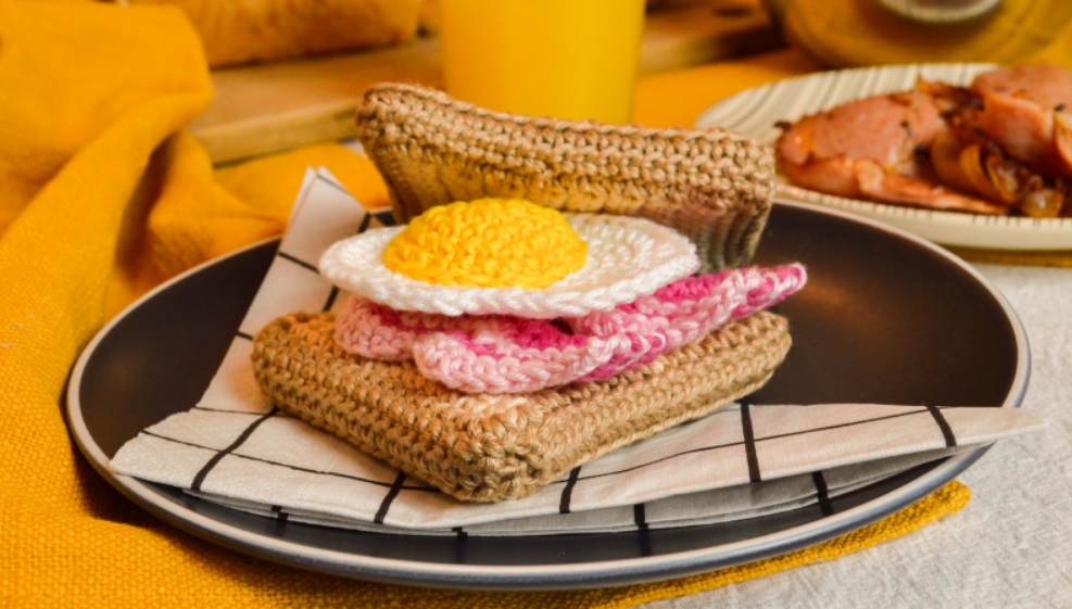 Sándwich Completo  Amigurumi PATRÓN GRATIS