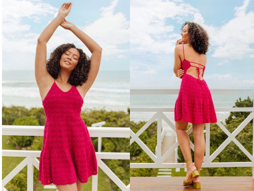 Vestido Edición Iris en Crochet PATRÓN GRATIS