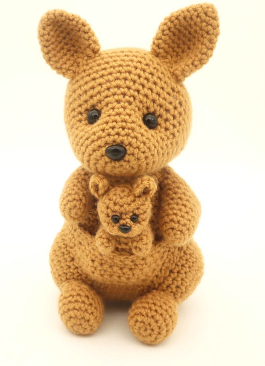 Adorable Canguro Amigurumi PATRON GRATIS