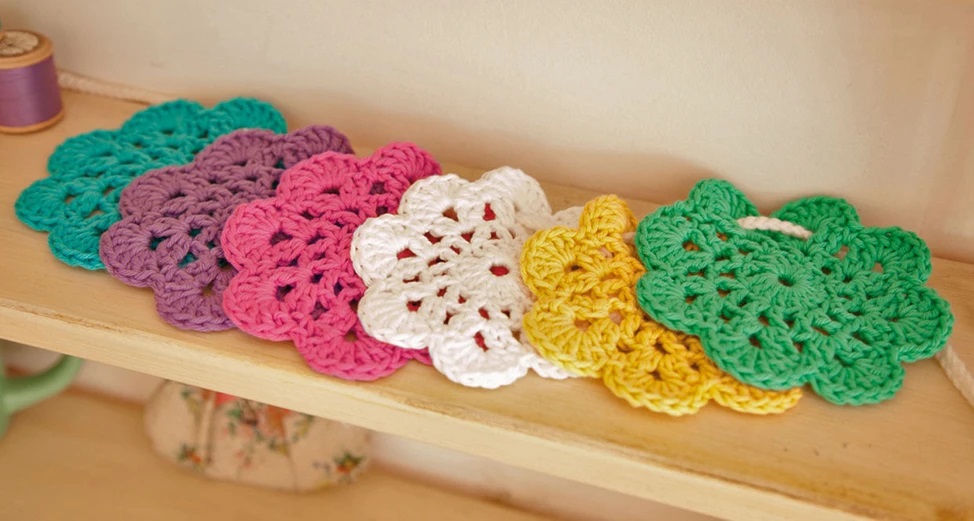 Banderines Florales en Crochet
