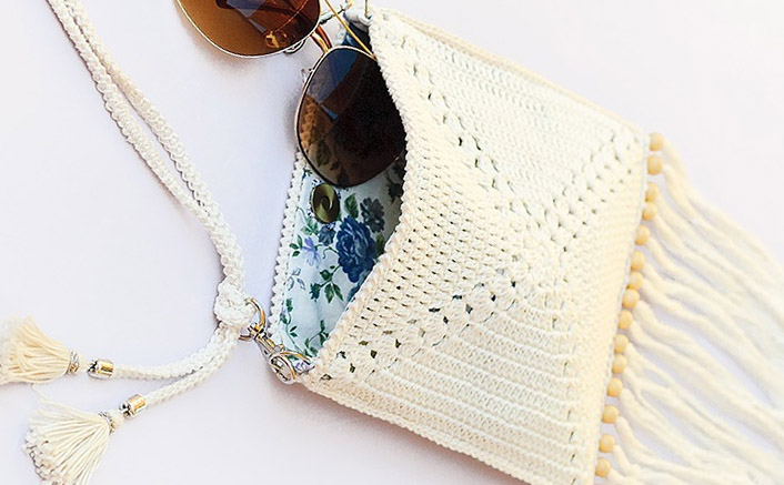 Bolsa Cuadrada Vintage en Crochet PATRÓN GRATIS