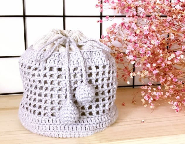 Cesta Pluffy en Crochet PATRÓN GRATIS