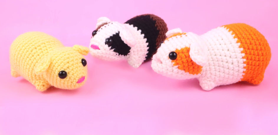 Tiernas Cobayas Amigurumi PATRÓN GRATIS