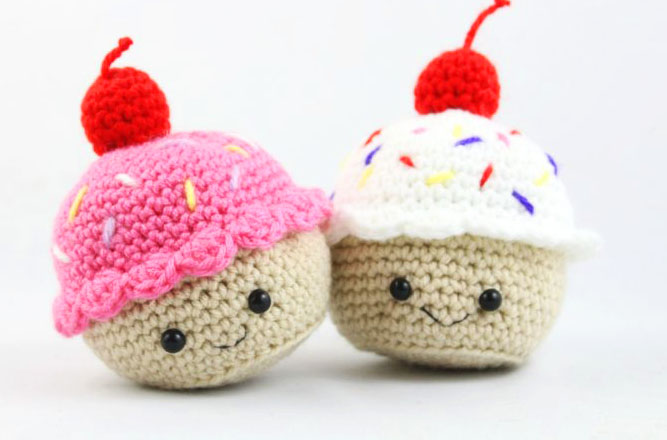 Cupcake Dulce Divertido Amigurumi PATRÓN GRATIS