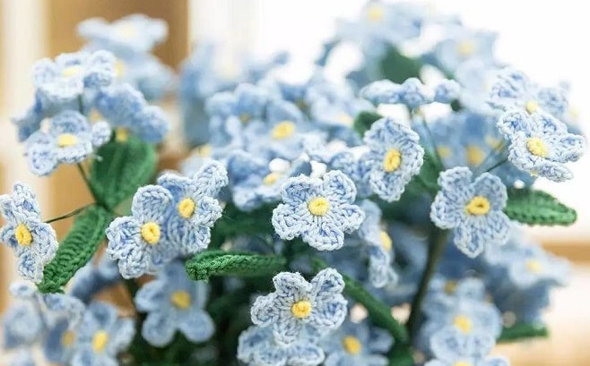 Flores Gladiolo en Crochet PATRÓN GRATIS