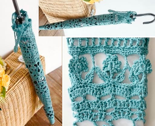 Funda para Sombrilla en Crochet