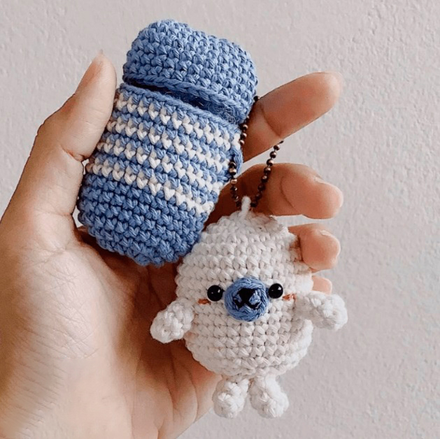 León Marino Juguete Amigurumi