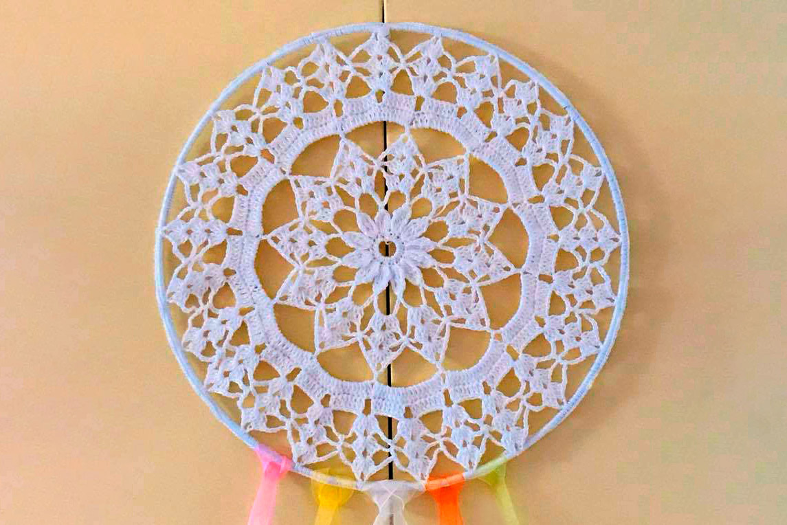 Mandala Estrella del Norte en Crochet PATRÓN GRATIS