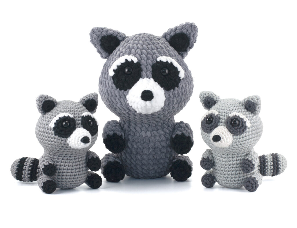 Mapache Robbie Juguete Amigurumi PATRÓN PDF