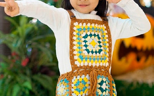 Overol Infantil Granny Clásico PATRÓN GRATIS