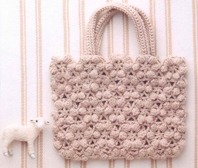 Bolsa Flores de Algodón en Crochet PATRÓN GRATIS