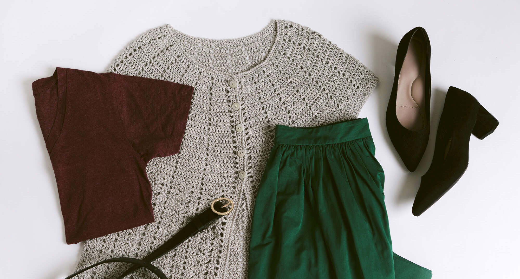 Cárdigan Mangas de Casquillo a Crochet PATRÓN GRATIS