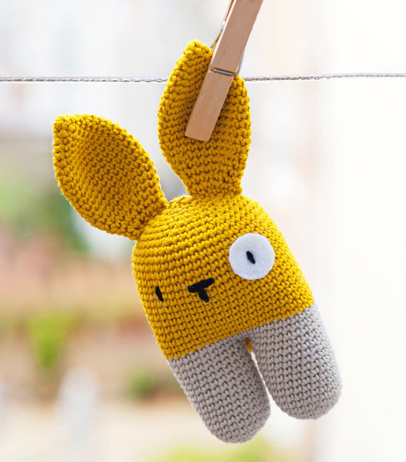 Conejito Bípedo para Bebes Amigurumi PATRÓN GRATIS