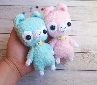 Pareja de Alpacas Amigurumi PATRÓN GRATIS