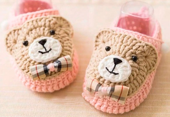 Patucos Ositos Coquetos en Crochet PATRÓN GRATIS