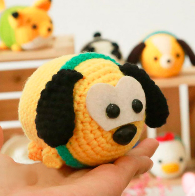 Perrito Pluto Juguete Amigurumi 