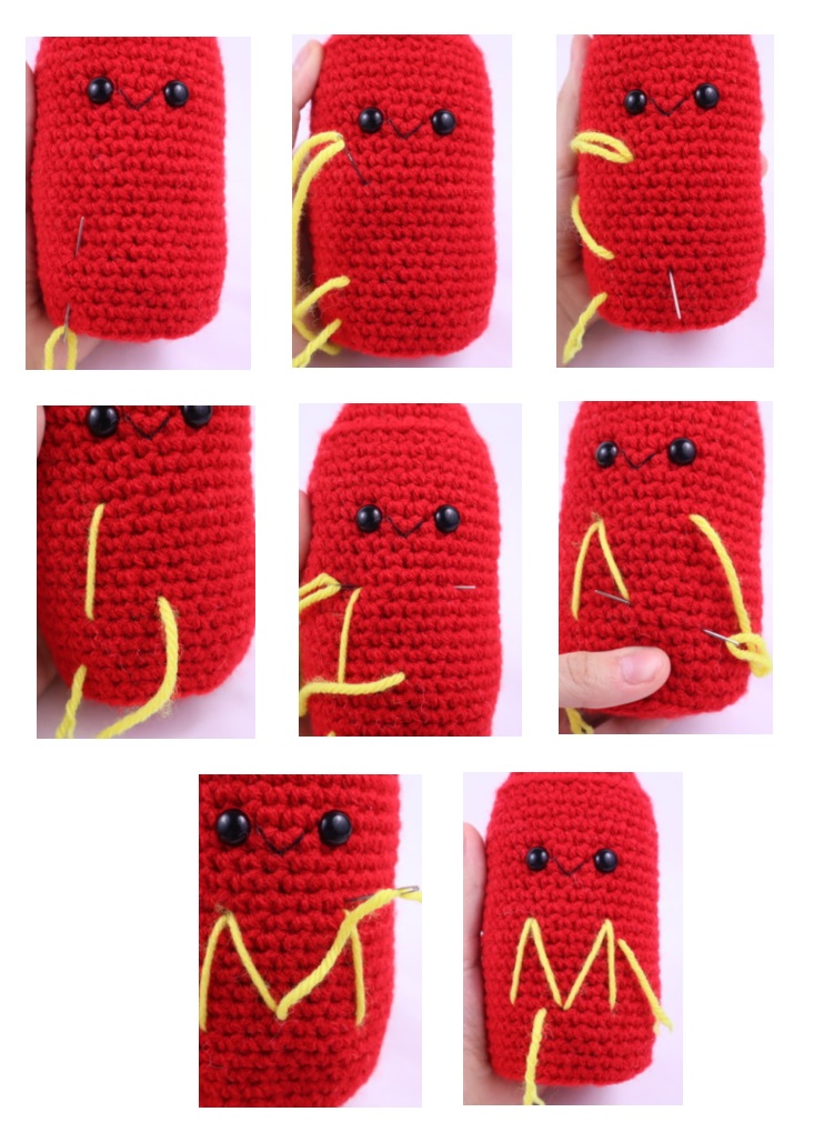 Tomato Sauce and Mustard Amigurumi