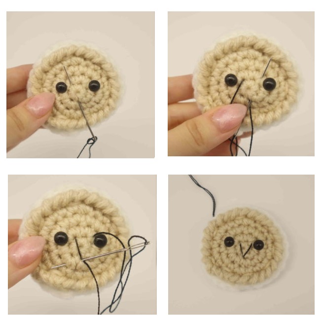 Sándwich de Galletitas Amigurumi 