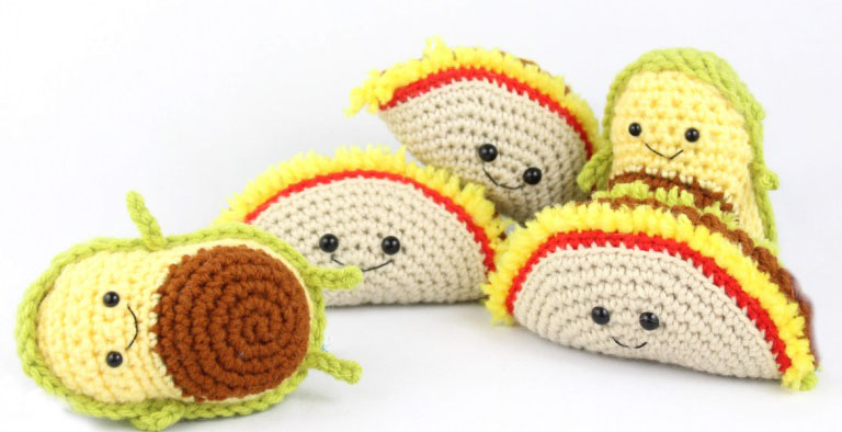 Taco Juguete Amigurumi PATRÓN GRATIS