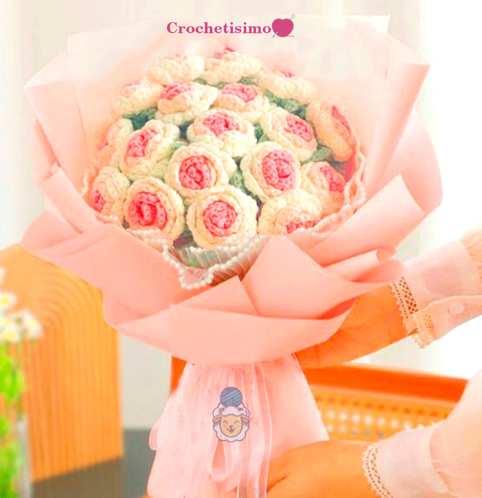 Ramos de Flores en Crochet PATRON GRATIS – Crochet Flower